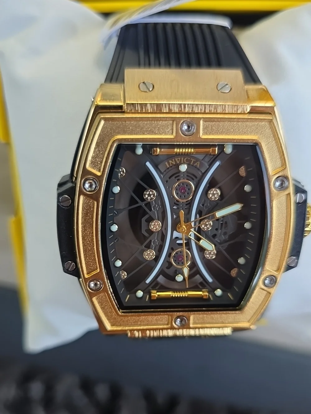 469. Invicta S1 Rally I (Model 69845) Black And Gold